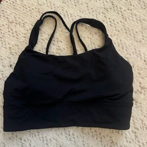 Lululemon black sports bra size 8
